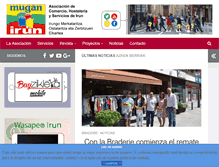 Tablet Screenshot of mugan-irun.com
